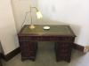 Leather Top Pedestal Desk