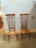 Pair of High Back Chairs